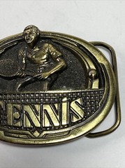 Great American Buckle Company 1983 H1065 Tennis Belt Buckle