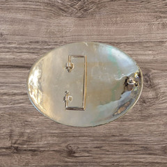 Cowboy Belt Buckle For Men Nayarit Horse Head 4.25&Prime;x3.25&Prime; Silver Tone/Gold