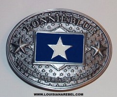 BONNIE BLUE FLAG BELT BUCKLE – CSA – LONE STAR