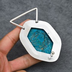 Turquoise Belt Buckle Gift For Him Birthday Statement Boho Western Belt Buckle