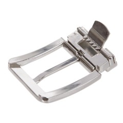 1 5/8&Prime; (40 mm) Nickel Free Square Rectangular Clamp Belt Buckle