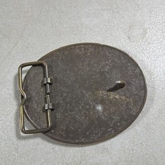 Set Of 2 NRA Life Member Solid Brass Belt Buckles