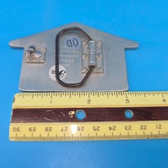 Great American Products Vintage Pewter Belt Buckle Emergency Inflation Tube 2005