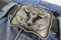 Texas Men Silver Metal Cowboy Western 3d Belt Buckle Rodeo Bull Head Skull TX