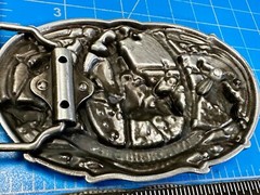 Championship Rodeo Bull Riding Rider Champion Trophy Award Cowboy Belt Buckle