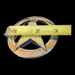 Marshall Law Texas Star Belt Buckle Metal Cowboy Western Biker