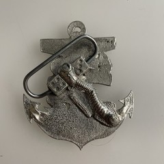 Stewed Screwed and Tattooed Tattoo 2002 Anchor Belt Buckle Vtg