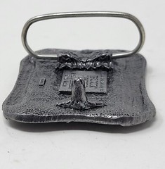 Belt Buckle Buck Knives Pewter Four Generations Smoky Mountain Knife Works