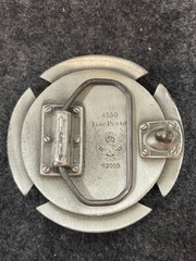 Vintage Pure Pewter Celtic Knot Iron Cross 3 inch Belt Buckle 4550 Keltic 2000