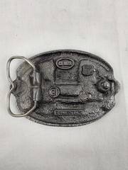 Vintage CJ Inc Belt Buckle Mens One Size Silver USPS Postal Worker Western 1988