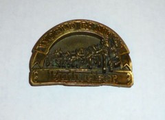 Budweiser Beer Vintage Buckle Union Clydsdale Smith & Wesson Bar Saloon Tavern