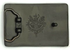 France Flag French National Flag Enameled Belt Buckle New