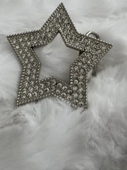 New Men’s Star Studded Rhinestone Belt Buckle New