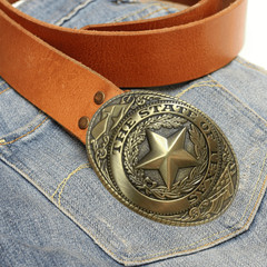 Western Rodeo TEXAS Cowboy Lone Star Belt Buckle Antic Brass Hebillas Vaqueras