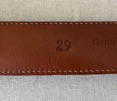 Vintage Pat Areias Sterling Silver Buckle and American Alligator Belt Size 29