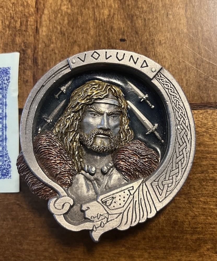Volund Belt Buckle Norse Mythology Fantasy Themed Authentic Bulldog Buckle Co