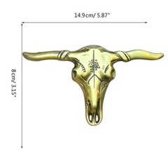 Vintage Skull Shape Belt Buckle for Adult Waist Belt DIY Unisex