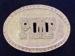 PIMP Word Statement Silver Color Hip Hop Punk Street Novelty Belt Buckle