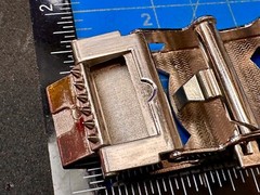 See Through Replacement Ratchet Style Vintage Belt Buckle