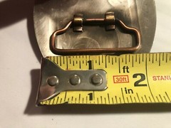 Nice Western Light Weight Silver Tone Cowboy Men’s Rodeo Ranch Belt Buckle