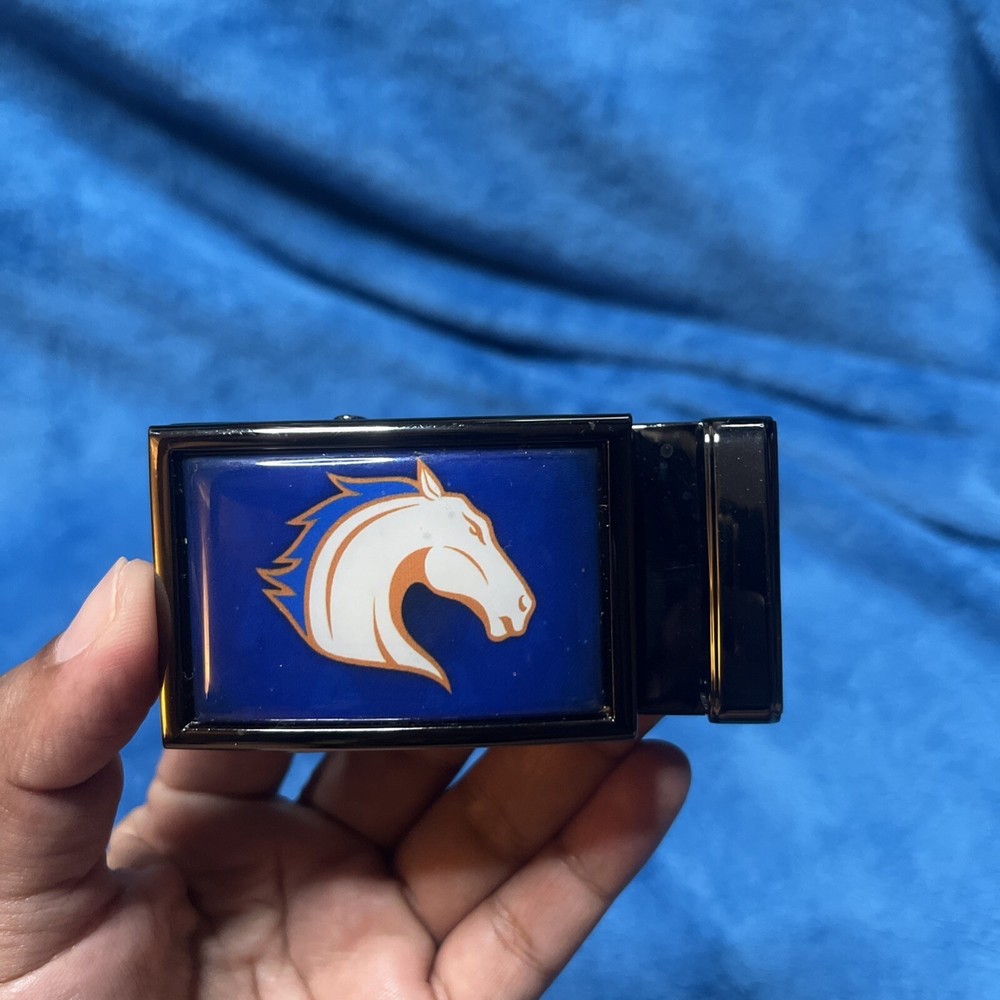 Nexbelt Boise State Broncos Ratchet Belt Buckle Gunmetal NCAA Fan Gear