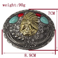 Skull belt buckle for men&rsquo;s Western cowboy motorcycle riding