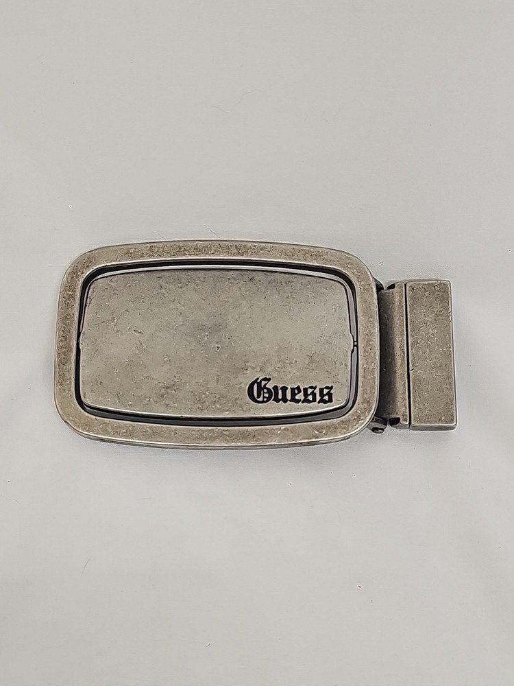 Guess Belt Buckle Reversible 2 Sided Flip , Buckle Only, No Belt Included