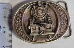 Limited Edition GTW 4070 Steam Locomotive Train Belt Buckle Midwest Railway