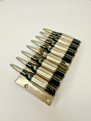 Gun Bullet&rsquo;s Shell Casing Chain Belt Buckle