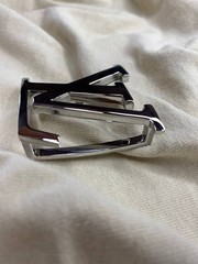 Louis Vuitton LV Initiales 40mm 1.5` Belt Buckle Silver Tone Replacement Buckle