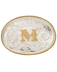 Montana Silversmiths Initial "M" Belt Buckle – 700M