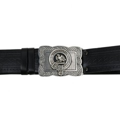 Browne Irish Coat of Arms Celtic Knot Kilt Belt Buckle – Made in Scotland