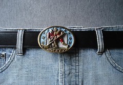 1982 Vintage Hockey The Great American Buckle Serial Number 1061
