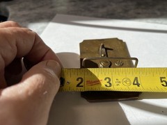 Western solid metal belt buckle
