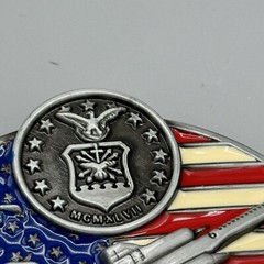Military Themed Belt Buckle United States Airforce USAF Unisex Belt NOT Included