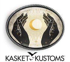 Fortune Teller Belt Buckle – Vintage Esoteric Psychic Gypsy Handmade – 915-SO