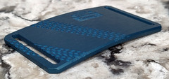 GRIP6 BELT BUCKLE – JEEP TIRE TRACKS – MILLED BLUE – 1.5 INCH WIDE