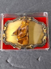 Grizzly Bear 3D Belt Buckle Wildlife Hunting Grizzly Woods Forest Outdoor