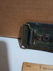 Vintage Quaker State Open Forum Bowl Bowling Belt Buckle Hit Line USA Metal