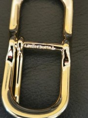 BELT BUCKLES 10993 2.5&Prime;X1&Prime; Gold Plated Made in Italy