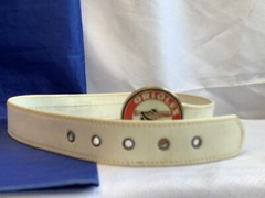 1966-1991 Major League Baseball Promotion Corp Orioles Logo Belt Buckle W/ Belt
