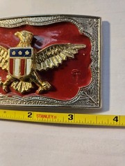 Classic American EAGLE Full Metal BELT BUCKLE COUNTRY Western Style