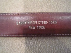 Kieselstein-Cord Sterling Jungle Monkey Buckle W/Brown Alligator Belt Size 4