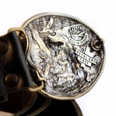Don&rsquo;t Tread on Me belt buckle, Historical American flag, solid brass belt buckle