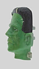 Frankenstein Belt Buckles Monsters Green Metal Painted New Men Women Rock Rebel