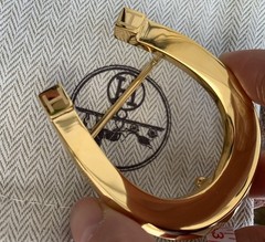 Hermes Buckle Waist Belt 38mm Gold Hermès Fer à Cheval horseshoe-shaped