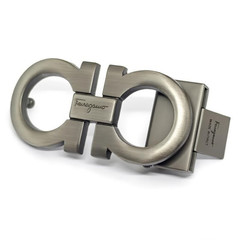 Brushed gunmeta Ferragamo Alloy Classic belt Buckle for 34-35mm belt Men