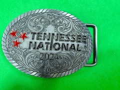 Tennessee National 2024 4th Place U21 Women&rsquo;s Enduro Trophy Award Belt Buckle