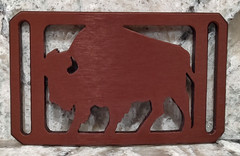 GRIP6 BELT BUCKLE – BUFFALO – BRONZE – 1.5 INCH WIDE