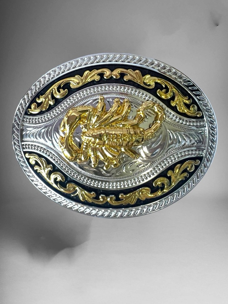 Scorpion western cowboy Style belt Buckle Hebilla Vaquera Con Alacran